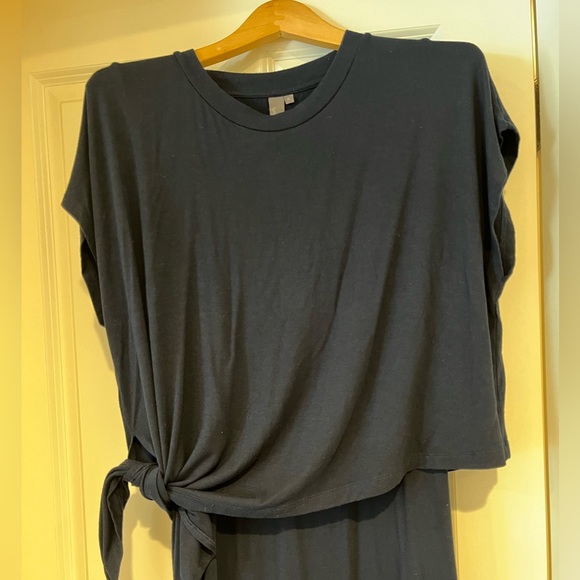 Sweaty Betty Mellow Tiered Maxi Dress in Navy Blue Women's Size XL Jersey knit - Picture 5 of 5